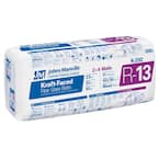 Johns Manville R 13 Kraft Faced Fiberglass Insulation Batt 23 in