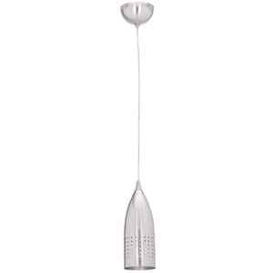 Tomahawk 1-Light Brushed Steel LED Pendant