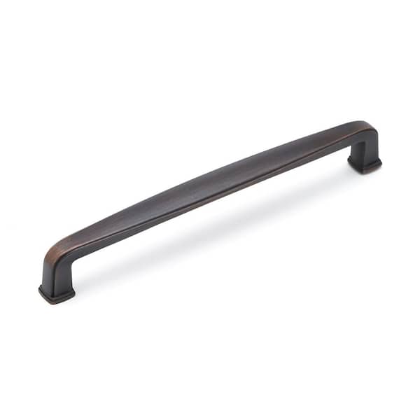 Richelieu Hardware Charlemagne Collection 6 5/16 in. (160 mm) Brushed Oil-Rubbed Bronze Transitional Cabinet Bar Pull