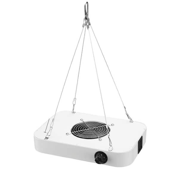 Dimmable LED Grow Light for Seed Starting Seedlings Veg, UV-IR Full Spectrum Grow Light, Daisy Chain, Quiet Built-in Fan