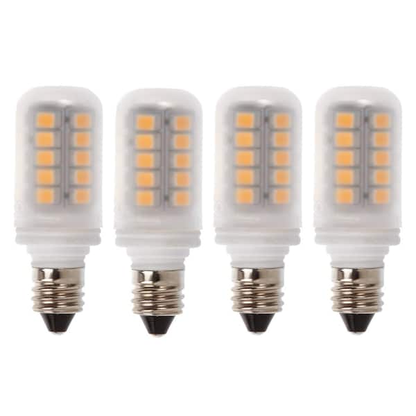 Newhouse Lighting 30-Watt Equivalent E11 Non Dimmable LED Light Bulb Warm White (4-Pack)