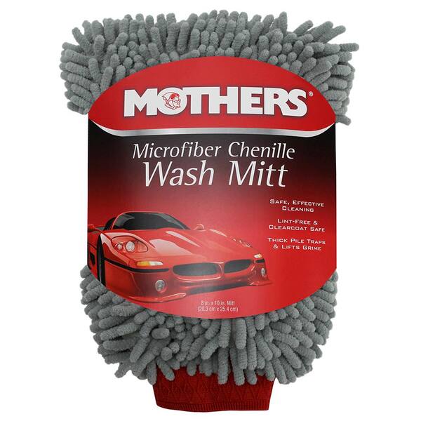 thumbnail image 2 of X AUTOHAUX Car Wash Mitts Chenille Mesh Double Sided Dirt 2 of 11