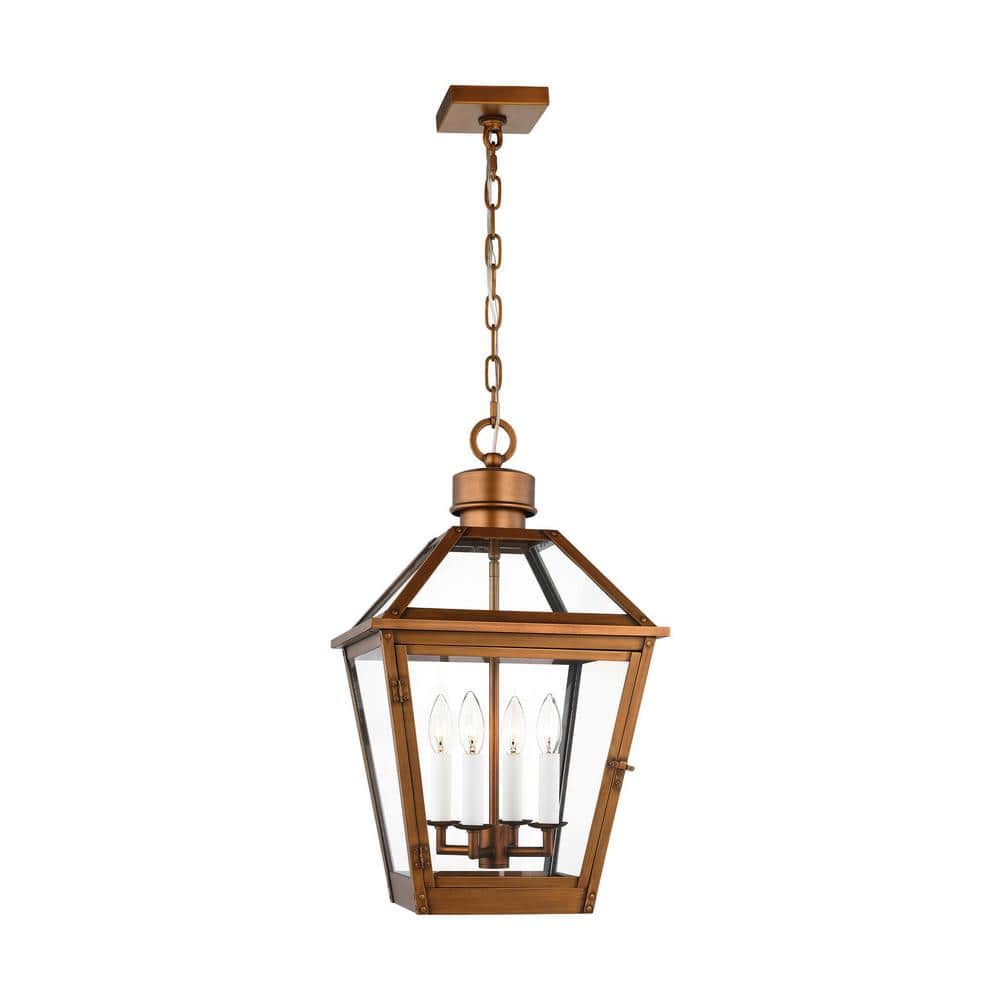 Generation Lighting Hyannis 24 in. 4-Light Natural Copper Outdoor