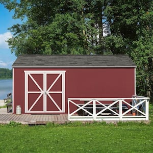 Handy Home Products Manhattan 12 ft. x 24 ft. Garage Wood Storage Shed (288  sq. ft) 19593-8 - The Home Depot