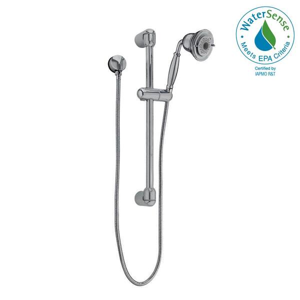 American Standard FloWise Traditional 3-Spray Wall Bar Shower Kit in Brushed Nickel