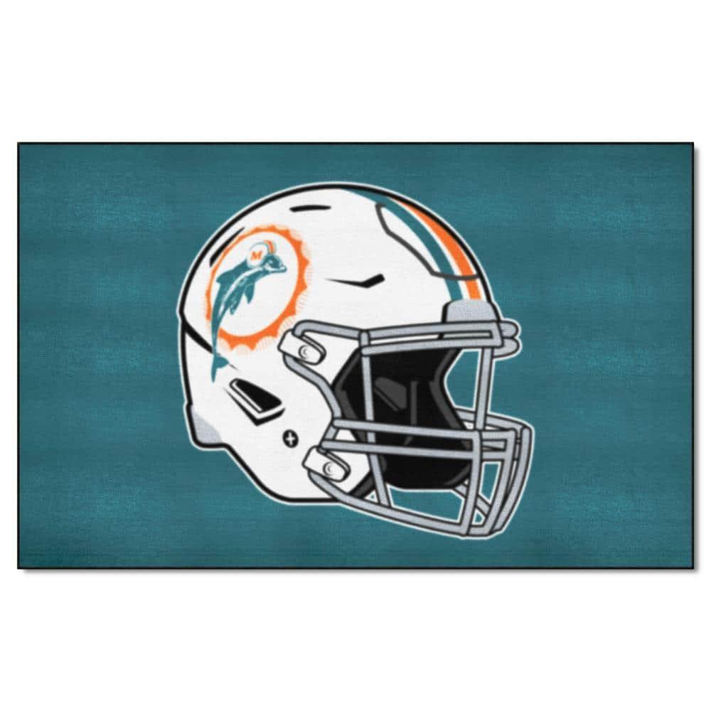 Miami Dolphins 8x10 Rug