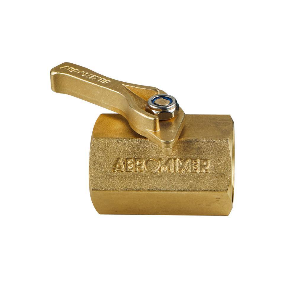 1 in. Female x Female NPT Brass Ball Valve