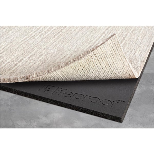 Lifeproof 6 ft. x 30 ft. Waterproof 5/16 in. Thickness Carpet Cushion/Area  Dual Surface Non-Slip Rug Pad 2200000374 - The Home Depot