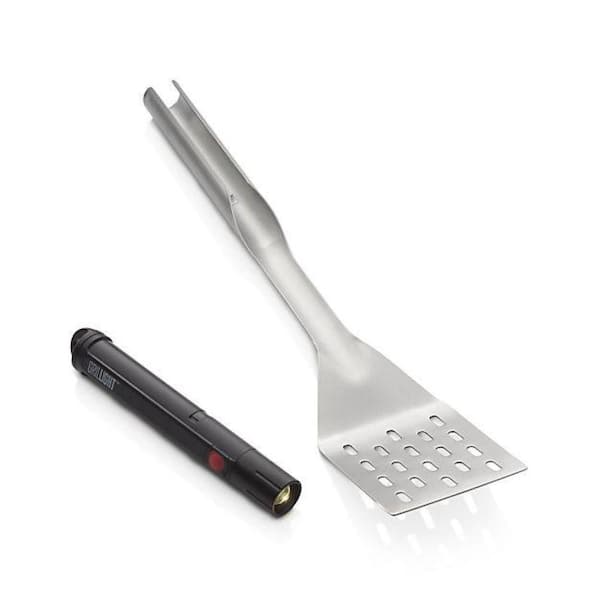 GRILLIGHT Grill Spatula with LED Flashlight Incorporated into Handle