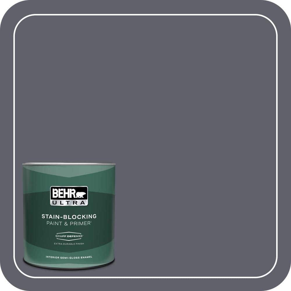 1 qt. #N540-6 Script Ink Extra Durable Semi-Gloss Enamel Interior Paint & Primer price history on PriceWatchPro