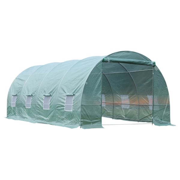 Outsunny 20' x 10' x 7' Freestanding High Tunnel Walk-In Garden