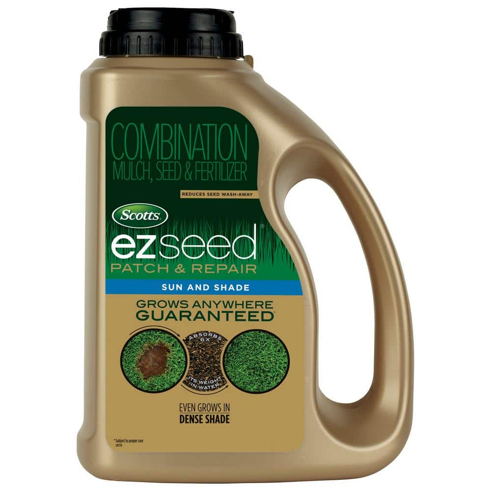 Scotts EZ Seed Sun & Shade 3.75lb Jug: Patch & Repair, Tackifier, Kentucky Bluegrass, Ryegrass