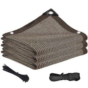 Brown Plastic Private for Border Fencing Sun Shade Cloth with UV Protection