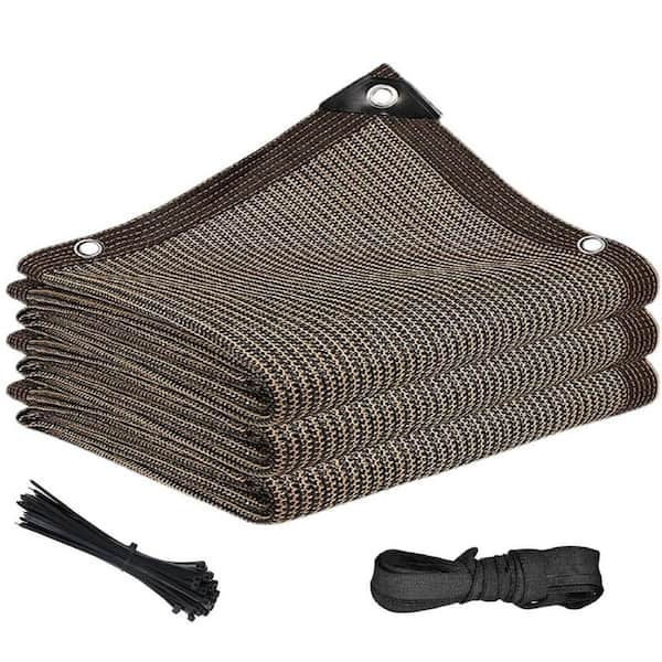 Brown Plastic Private for Border Fencing Sun Shade Cloth with UV Protection