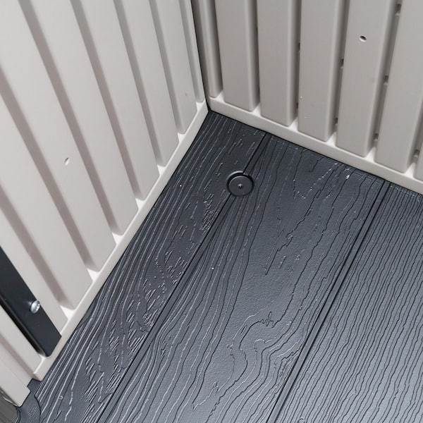 Lifetime 8 ft. W x 7.5 ft. D Resin Outdoor Storage Shed with