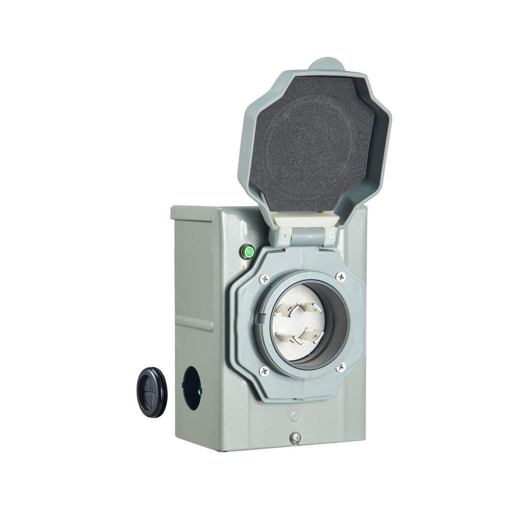 50 Amp NEMA SS2-50P Power Inlet Box for RV and Home, 125/250V 6250W Weatherproof Outdoor with Pre-Drilled Holes price history on PriceWatchPro