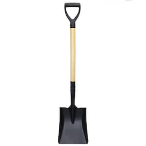 41 in. Wood Handle Square Shovel with D-Handle