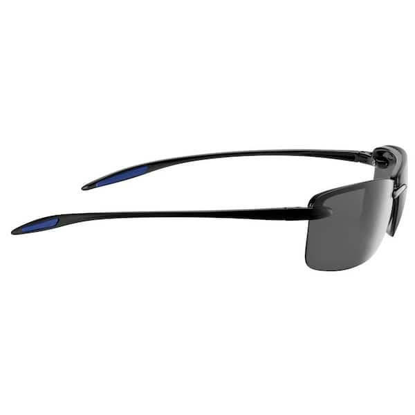Flying Fisherman Windley Polarized Sunglasses, Black, Smoke at