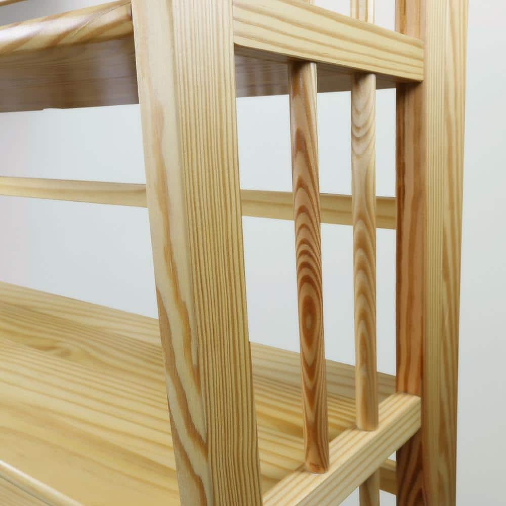 Mission Casual Natural Pine 3-Tier Stackable Bookcase