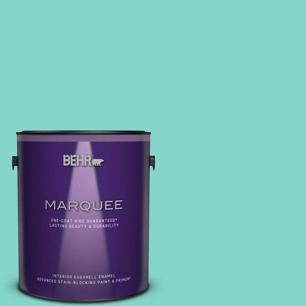 BEHR MARQUEE 1 gal. Home Decorators Collection #HDC-MD-09 Island Oasis One-Coat Hide Eggshell Enamel Interior Paint & Primer
