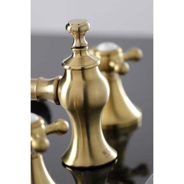 セール商品セール商品Kingston Brass GKB982PX English Country Widespread Lavatory  Faucet, 5-1 4quot; In Spout Reach, Polished Brass 並行輸入品 浴室、浴槽、洗面所 