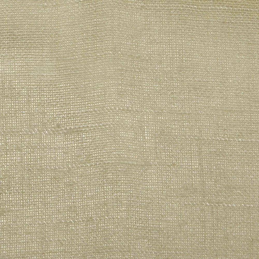 Linen Blend Sheer Cafe Curtain Pair, 56" x 24", Light Brown