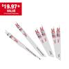 Milwaukee SAWZALL General Purpose Reciprocating Blade Set (6-Piece) 49-22-1306A