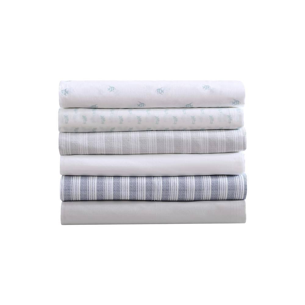 Queen White Cotton Percale Cool Zone Sheet Set