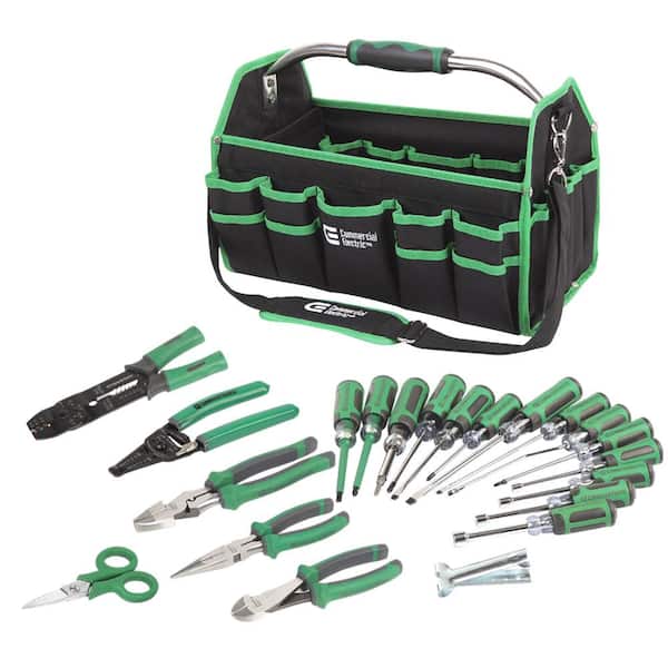 Commercial Electric 22-Piece Electrician's Tool Set