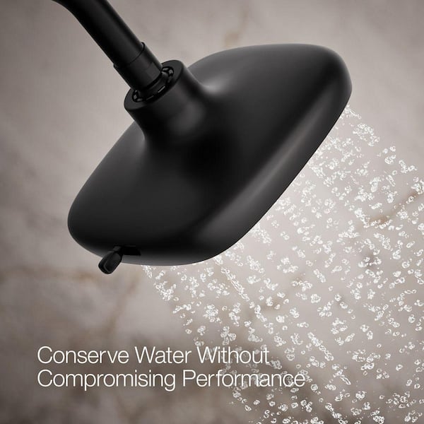 KOHLER Fordra 3-Spray Patterns 6.817 in. Wall Mount Fixed Shower