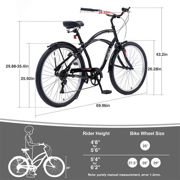 Men's 28 best sale inch cruiser bike