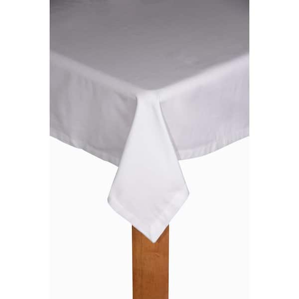 Hotel Butler Service 70 in. x 126 in. 100% Cotton Tablecloth