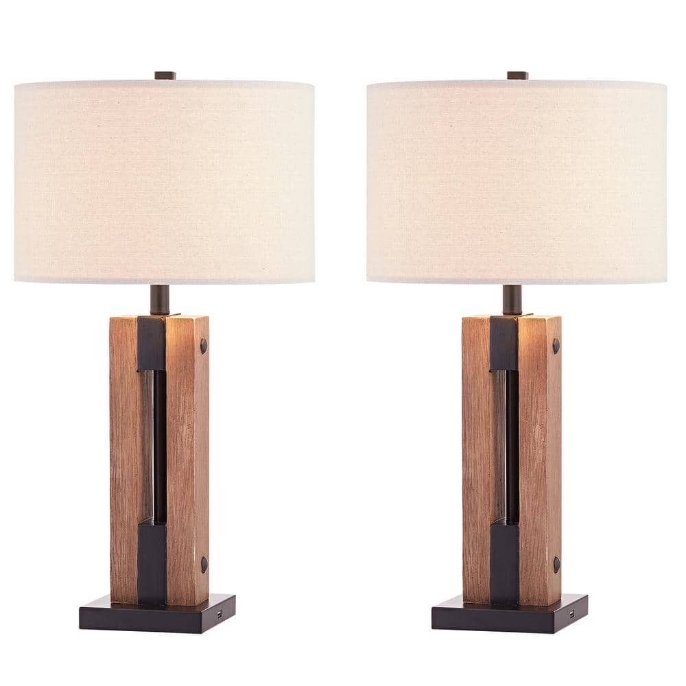 Set Of 5 3D Wooden Lamp Base Bases For LED Table Usb Night Lamp