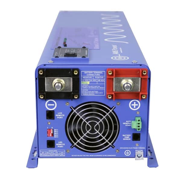 AIMS POWER 4,000-Watt Pure Sine Inverter Charger 24-Volt DC to 120