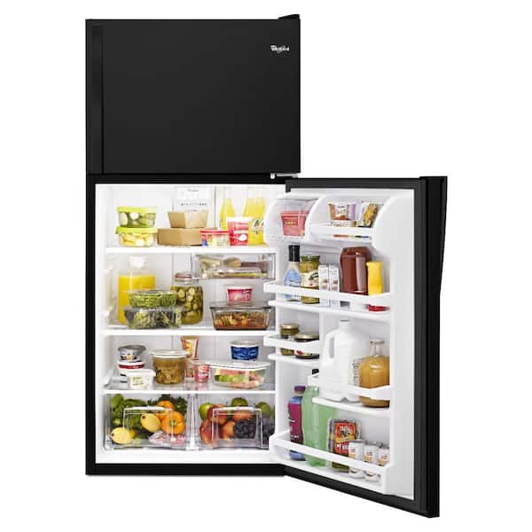 Whirlpool Top Mount Fridge (WRT148FZDB) - Black Whirlpool Top Mount Fridge (WRT148FZDB) - Black