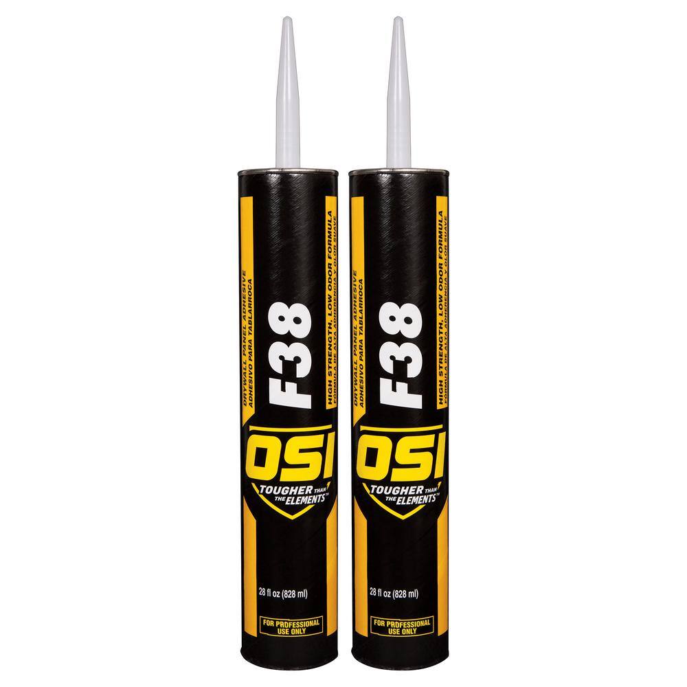 OSI F38 28 oz. VOC Drywall and Panel Adhesive (2Pack) 1498717 The