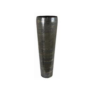 Multicolor Pot Metal Vase with Narrow Base,