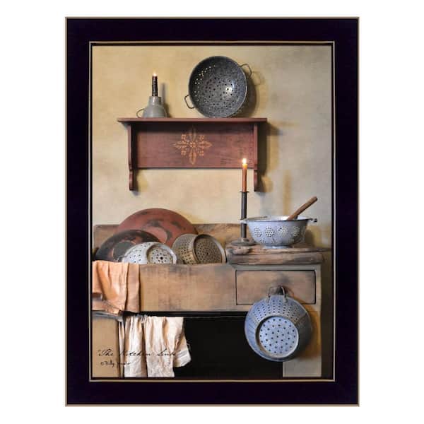 Black Frame "The Kitchen Sink", Ready to Hang Framed Print 18 in. x 14 in.