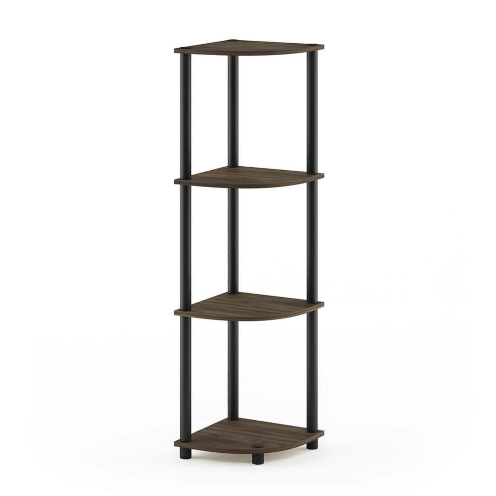 Reviews for Furinno 43.5 in. Tall Columbia Walnut/Black 4-Shelves ...