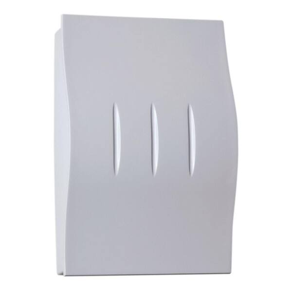Honeywell Decor Series Wireless Door Chime Push Button Vertical/Horizontal Mount - White