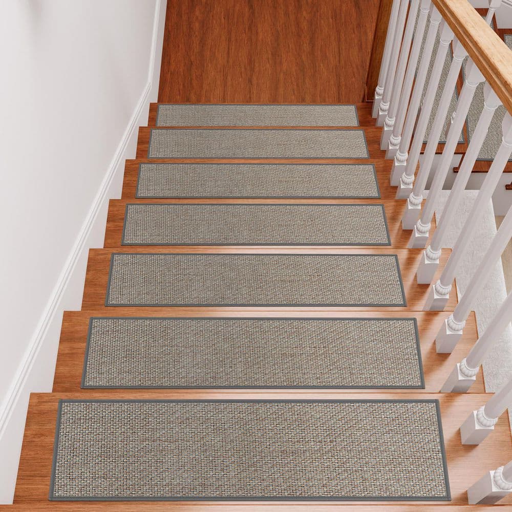 8 in. x 30 in. Chenille Stair Tread Cover (Set of 15)