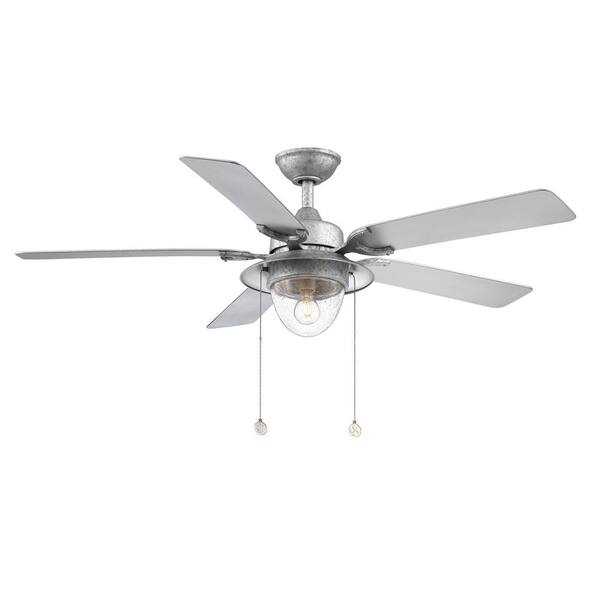 Home Decorators Collection Hanahan 52 In Led Outdoor Galvanized Ceiling Fan With Light Kit Sw17a6 Wet Gi - Home Decorators Collection Outdoor Ceiling Fan