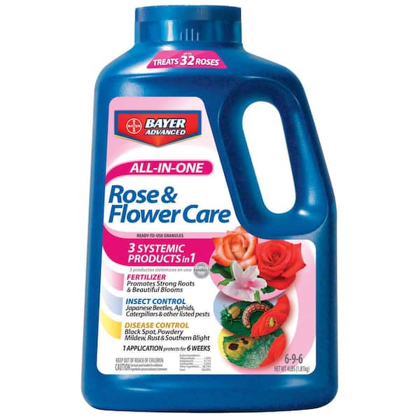 Bayer Advanced 5 lb All-in-One Rose and Flower Care Granules 701115C ...