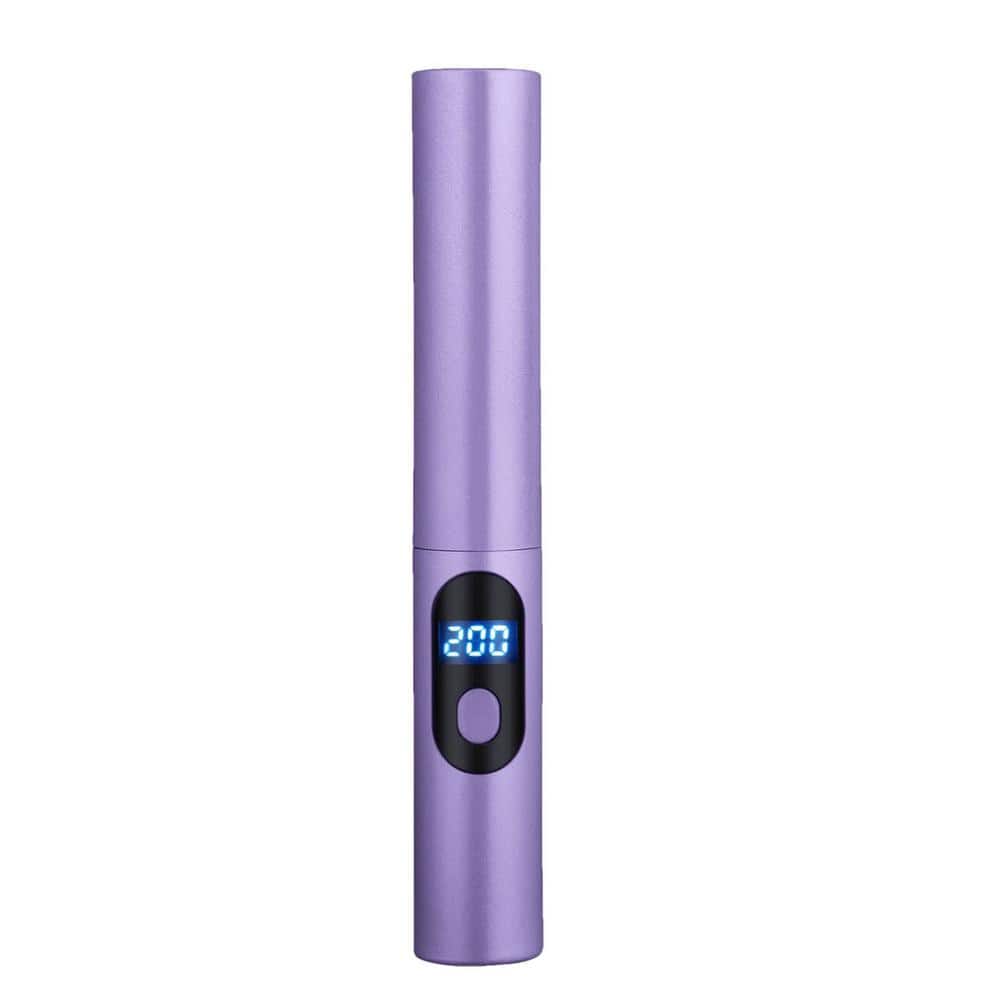 7.28 in. x 1.18 in. x 1.1 in. Personal Care Hair Straightener in Purple Fin