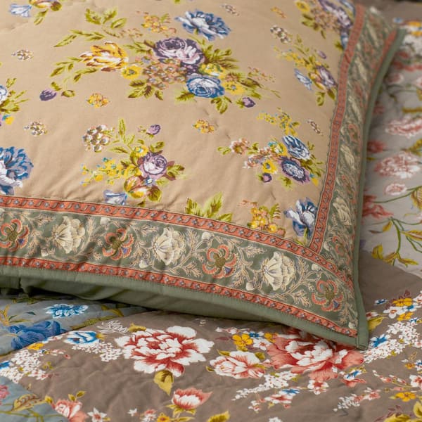 Company Cotton Bettina Patchwork Quilted Sham