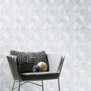 Carrara Marble White Grey Silver Glitter Shimmer Embossed Metallic Wallpaper 