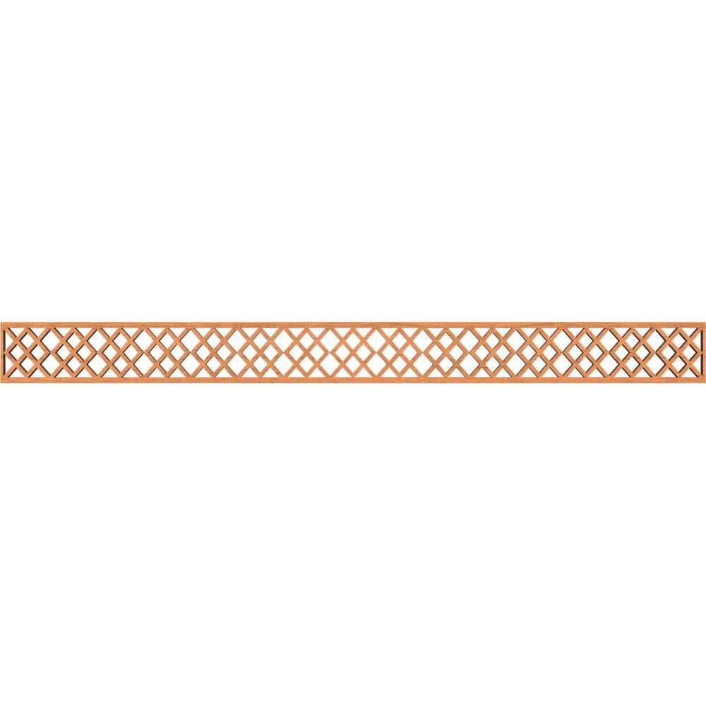 Hadley Fretwork 0.375 in. D x 46.375 in. W x 4 in. L Cherry Wood Panel Moulding price history on PriceWatchPro