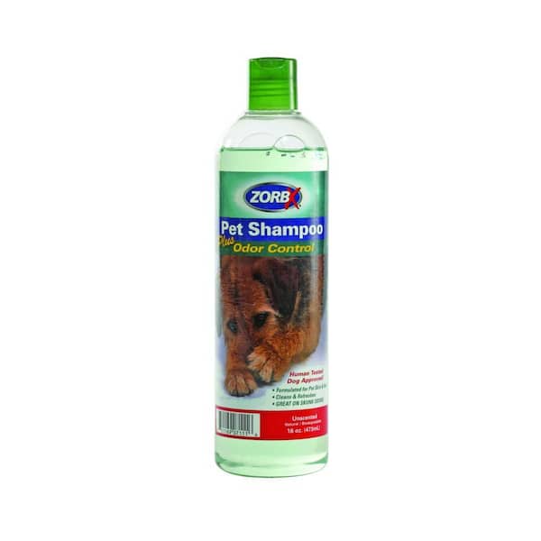 Zorbx 16 oz. Unscented Non-Toxic Hypo-Allergenic and Biodegradable Pet Shampoo Plus Odor Control