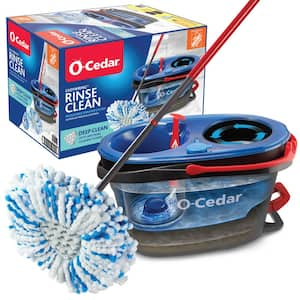 Easy Wring Rinse Clean Deep Clean Microfiber Spin Mop and Bucket System (The Home Depot Exclusive)