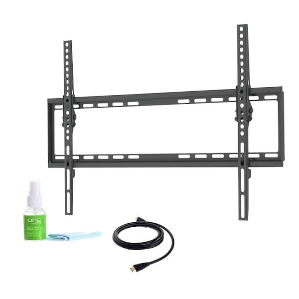 ProMounts Tilting TV Wall Mount Kit for 42-75 in. upto 100lbs. VESA 200x200 to 600x400, Includes HDMI Cable, Screen Cleaner, Cloth